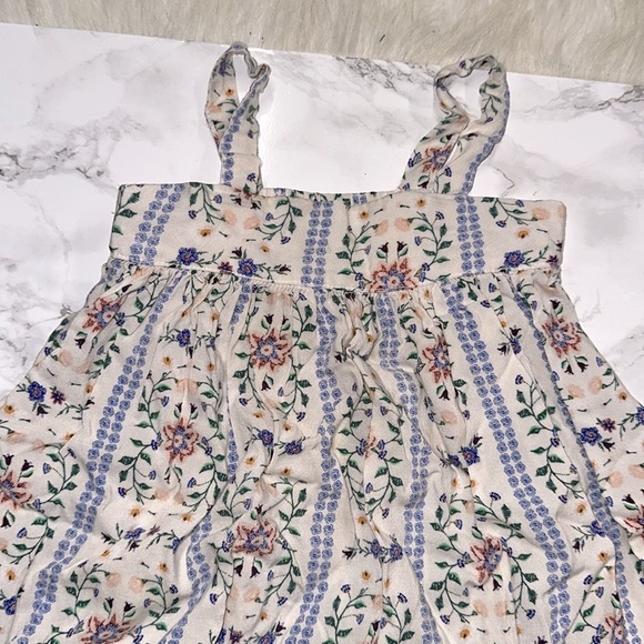 Old navy Floral Patterned Sleeveless Dress side 12-18 months - Picture 3 of 5